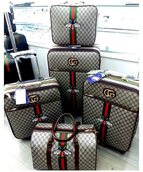 fake gucci luggage sets|Gucci luggage carry on.